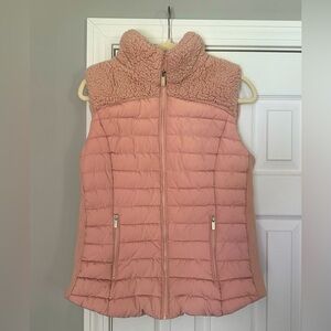 Calvin Klein Lined Puffer Vest - Light Pink - Size S 💕